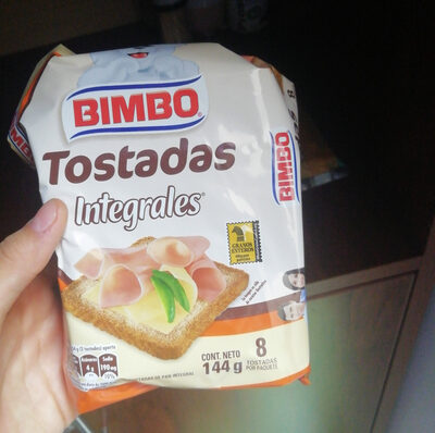 tostadas integrales bimbo