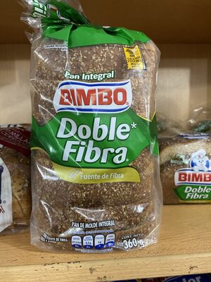 PAN DOBLE FIBRA BIMBO 360GRAMOS