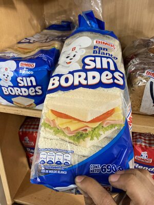 PAN BLANCO SIN BORDES 690GR