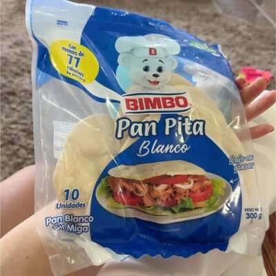 Pan pita blanco
