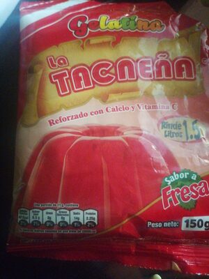 gelatina Sabor a fresa