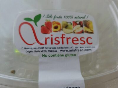 Frutas en trozos manzana y uva 120 gr