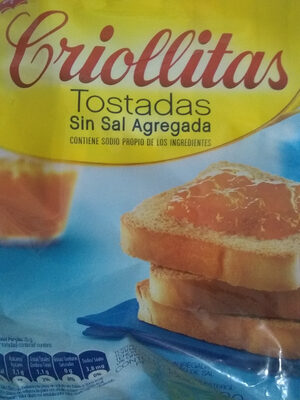 Tostadas sin sal