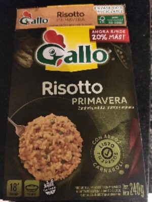 Gallo risotto primavera
