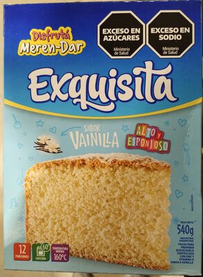 Bizcochuelo sabor vainilla