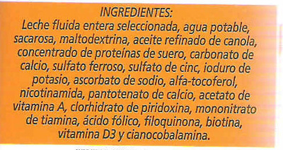 Unknown ingredients label