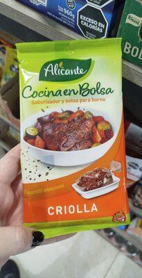 cocina en bolsa criolla