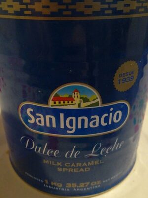 For Export Dulce De Leche (lata 1000 Grs) front packaging