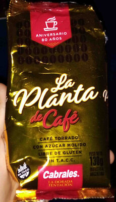 Café torrado con azúcar