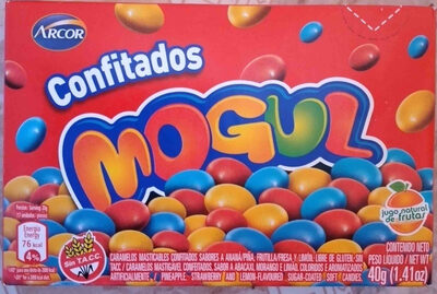 Mogul confitados front packaging