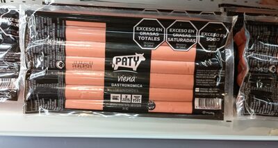 salchicha patyviena gastronómica  18 unid larga