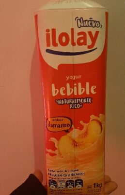 Yogur bebible durazno