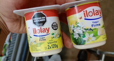 Yogur doble vaso ilolay vainilla