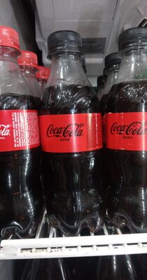 Coca zero front packaging