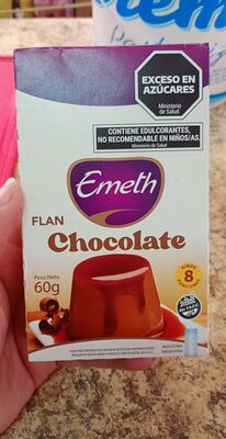 flan chocolate front packaging