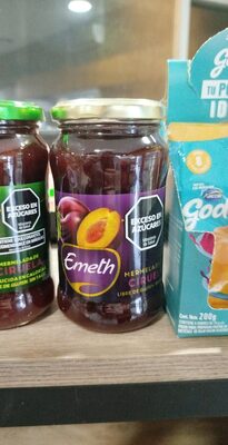 mermelada ciruela front packaging