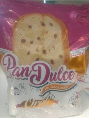 Pan dulce con trozos de chocolate