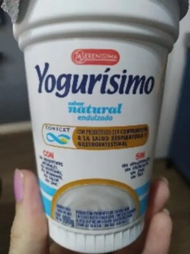 Yogurisimo Natural Endulzado front packaging