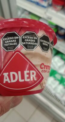 Adler queso cremoso jamon x190
