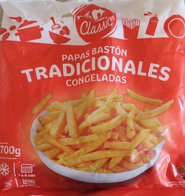 Papas bastón front packaging
