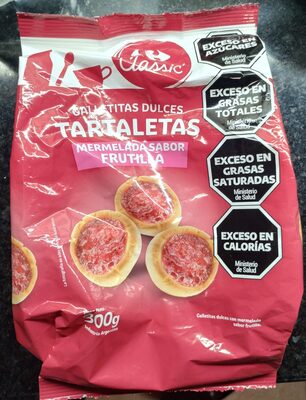 Tartaletas mermelada sabor frutilla