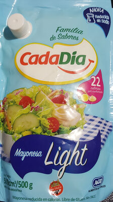 mayonesa light front packaging