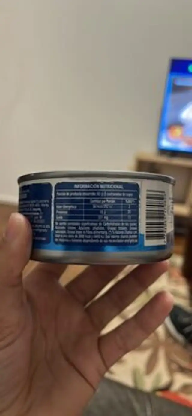 Atún Lomitos al Natural nutrition facts table