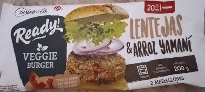 Medallones de lentejas y arroz yamaní