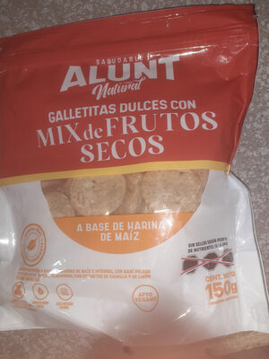 galletitas dulces con mix de frutos secos