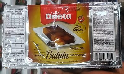 Dulce de Batata con Chocolate