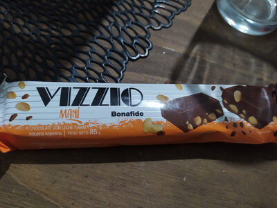 Chocolate con maní Vizzio