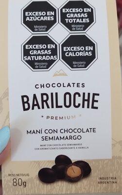 Maní con chocolate