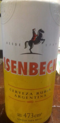 Cerveza front packaging