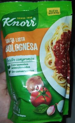 Salsa lista bolognesa front packaging