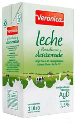 Leche parcialmente descremada