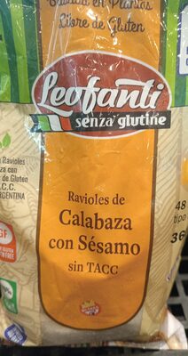 Leofanti ravioles calabaza y sesam