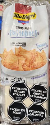 Tapas para pastelitos front packaging