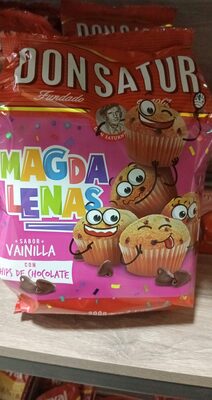 Magdalenas chips chocolate