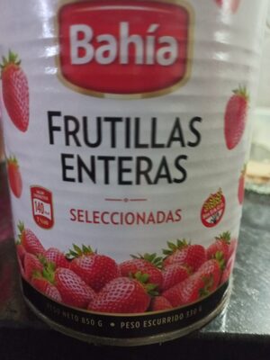 Bahía frutillas enteras