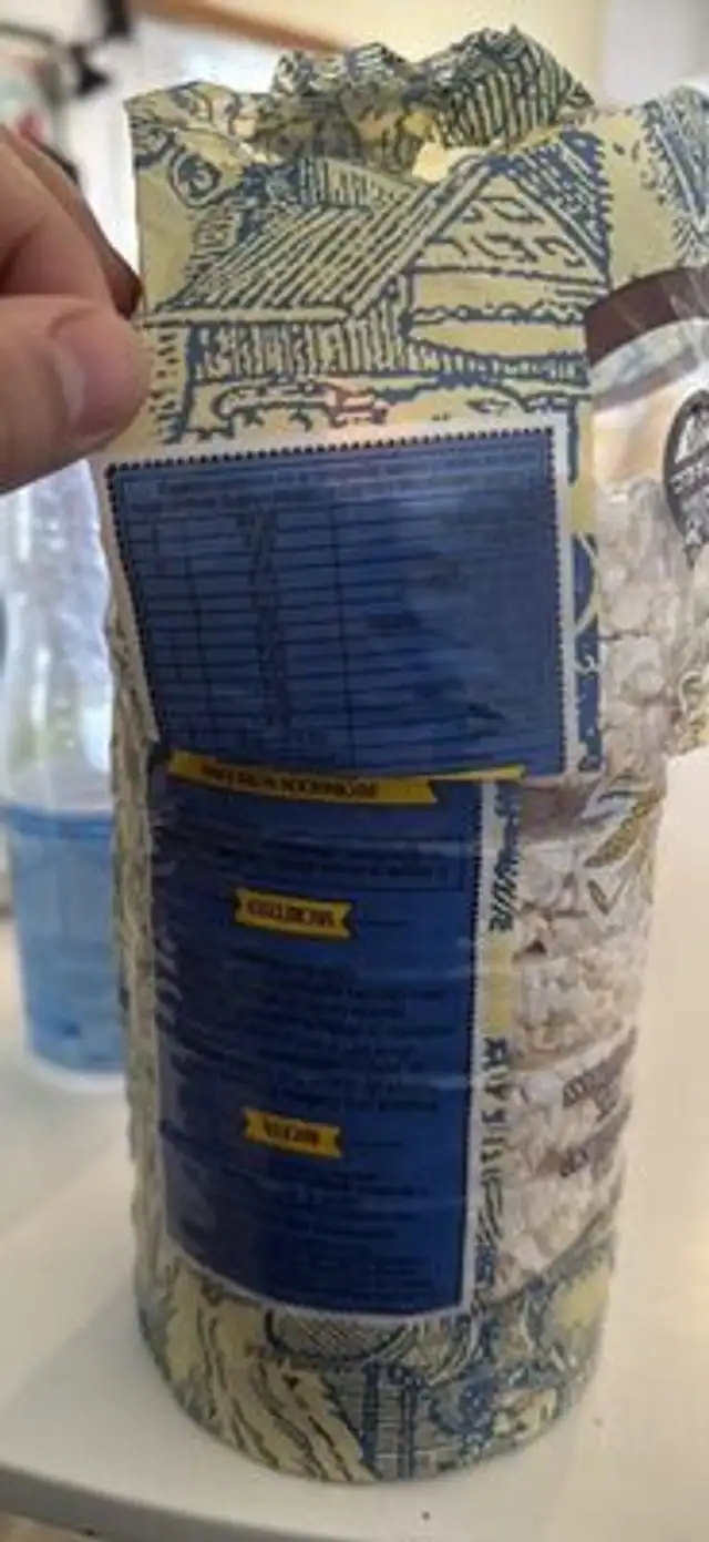 Arooz Integral con Sal nutrition facts table
