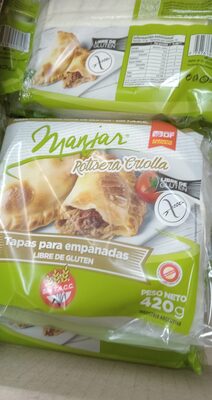 Tapa para empanada sin tacc