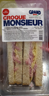 Croque Monsieur front packaging