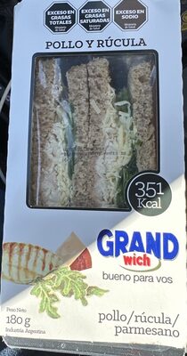 Sandwich Pollo Y Rúcula
