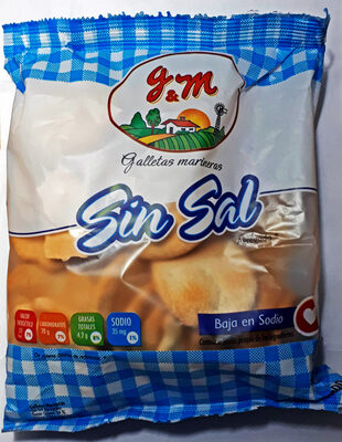 Galletas marineras sin sal