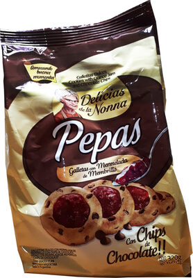 Pepas con chips de chocolate