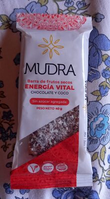 barrita de chocolate y coco