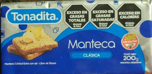 Manteca Tonadita x 200 front packaging