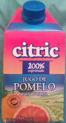 Jugo de pomelo con pulpa