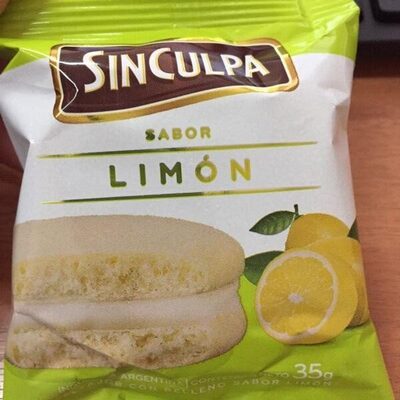 Alfajor sin culpa limón