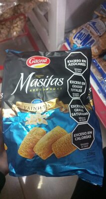 Masitas Azucaradas Vainilla front packaging